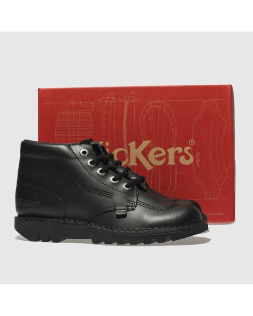 Kickers Black Kick Hi Mono Boots