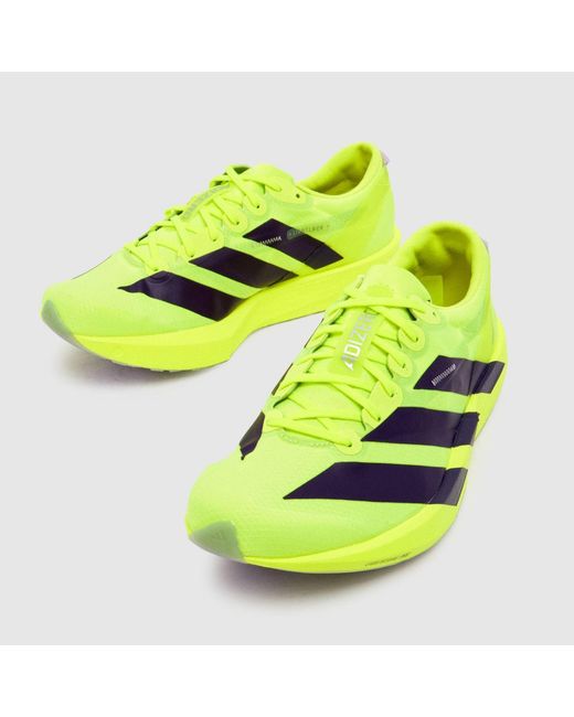 Adidas Yellow Adizero Adios 9 Trainers