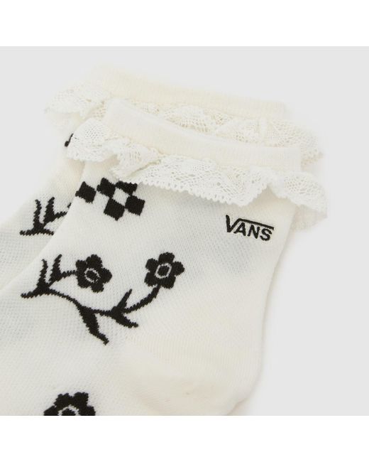 Vans White Sereno Crew Sock