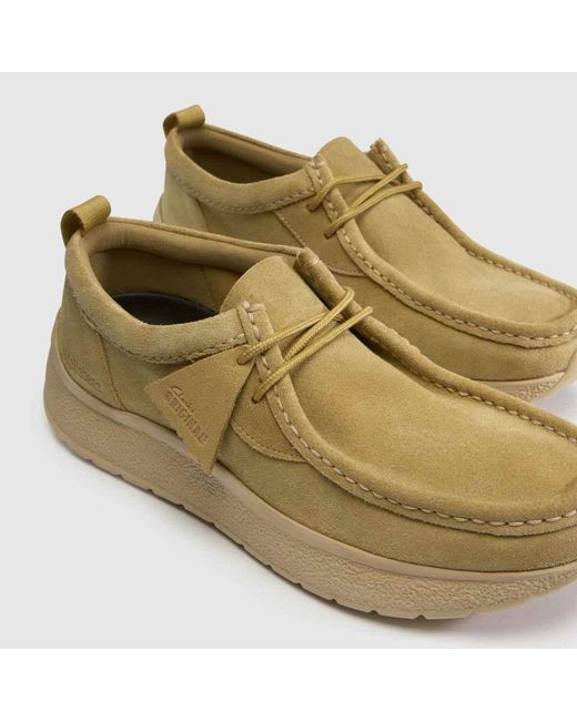 Clarks Natural Tawyer Walla Shoes for men
