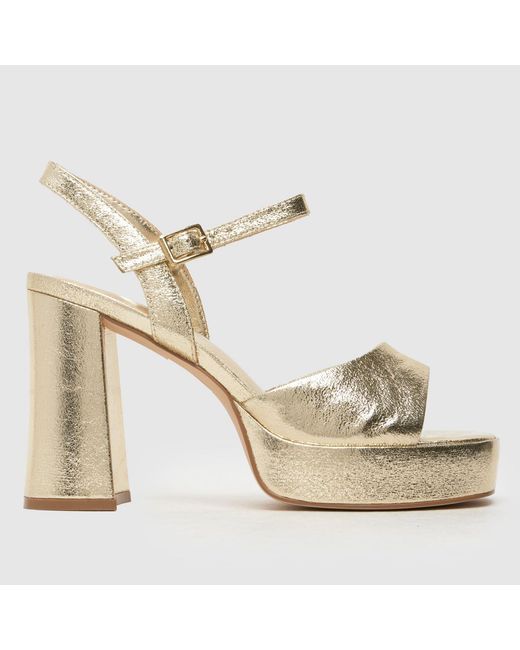 Schuh Metallic Sabina Platform High Heels