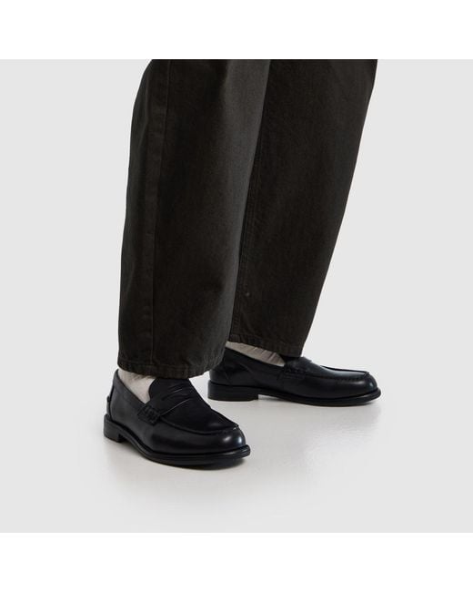 Vagabond Black Shoemakers Steven Loafer Shoes for men
