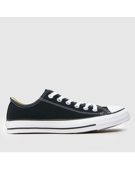 Converse Black All Star Ox Trainers