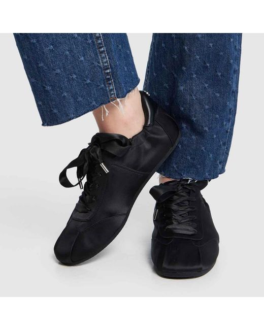 Steve Madden Black Artiste Ballet Trainers
