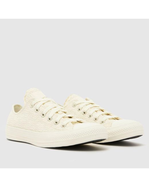 Converse White All Star Ox Trainers