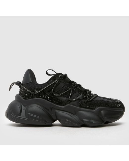 Steve Madden Black Spectator-R Trainers