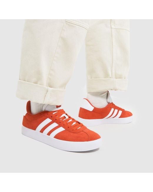 Adidas Vl Court 3.0 Trainers - White/red for men