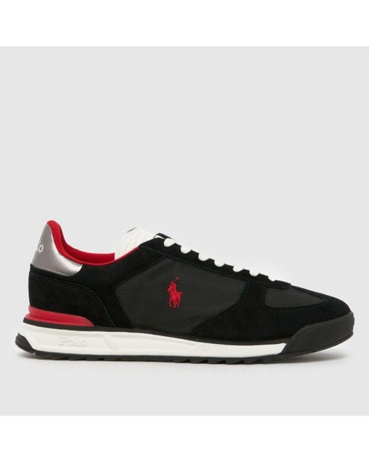 Polo Ralph Lauren Black Varick Trainers for men
