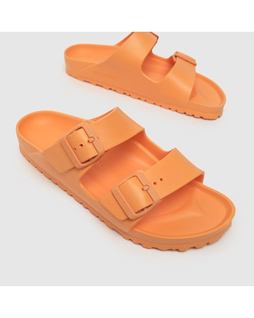 Birkenstock Orange Arizona Eva Sandals In