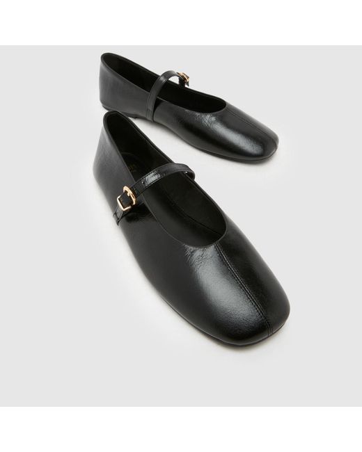 Schuh Black London Ballet Flats