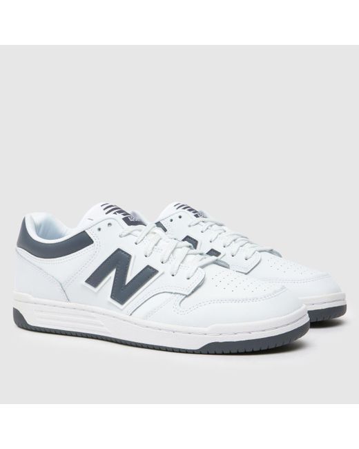 New Balance White 480 Trainers In for men