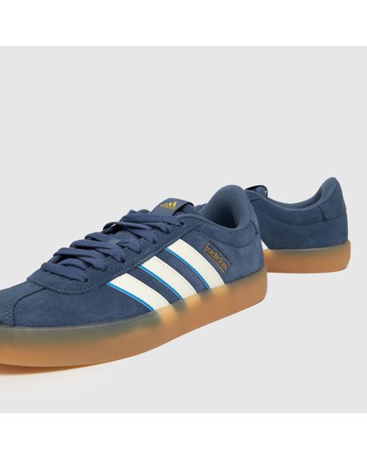 Adidas Blue Vl Court 3.0 Trainers In