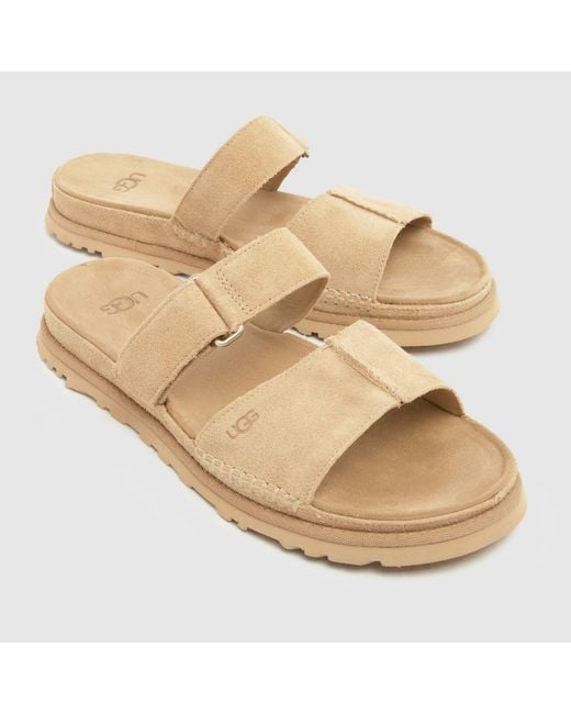 Ugg Natural Goldengaze Slide Sandals