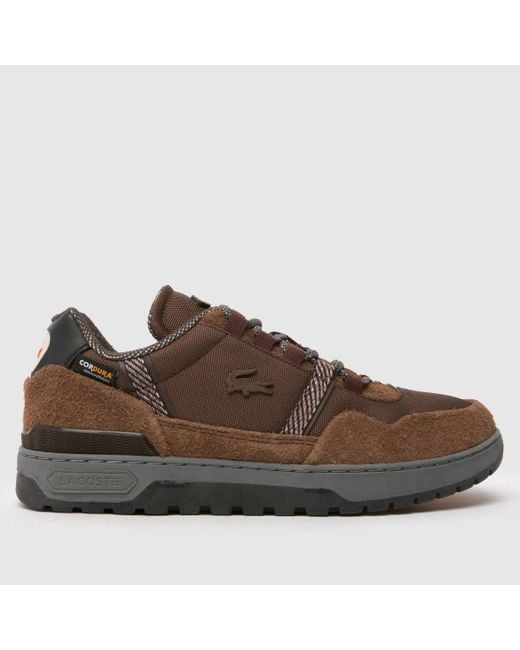 Lacoste Brown T-clip Winter Trainers In for men
