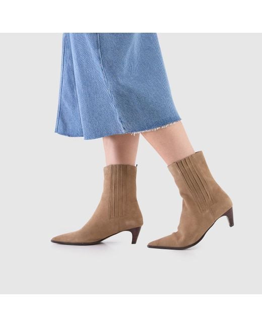 Schuh Brown Betsy Suede Formal Boots