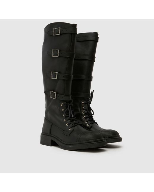 Steve Madden Black Rox Boots