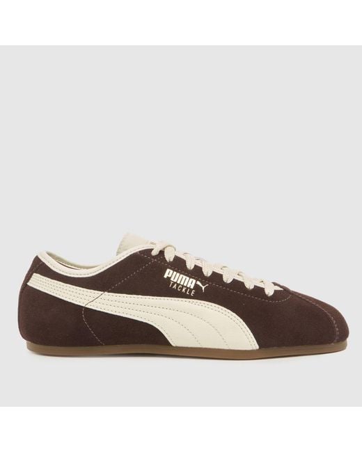 PUMA Brown Tackle Trainers