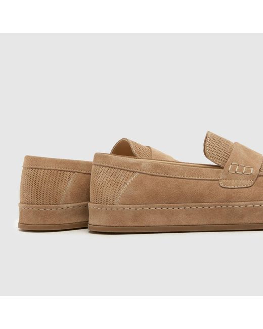 Schuh Natural Racer Suede Loafer Shoes for men