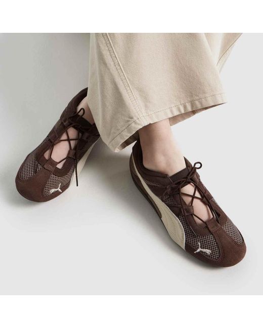 PUMA Brown Speedcat Go Trainers