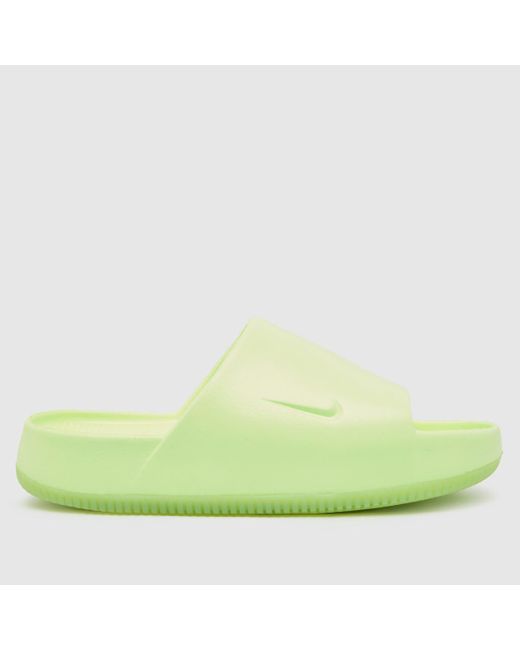 Nike Green Calm Slide Sandals In