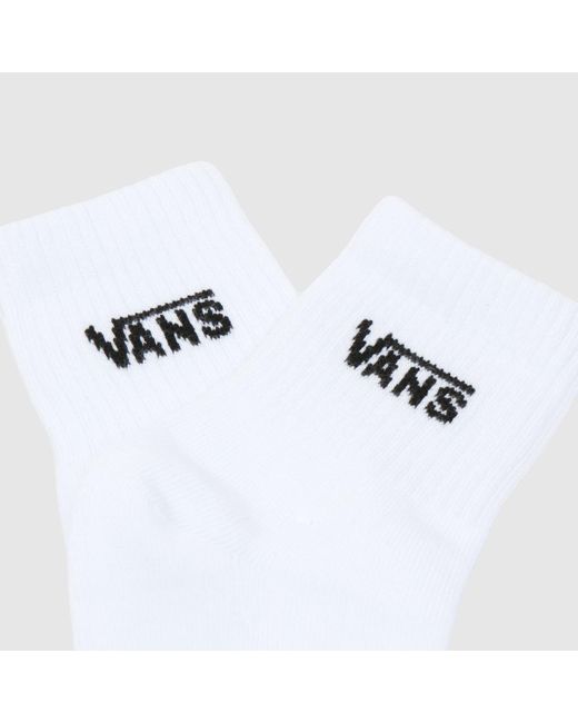 Vans White Half Crew Sock 3 Pack