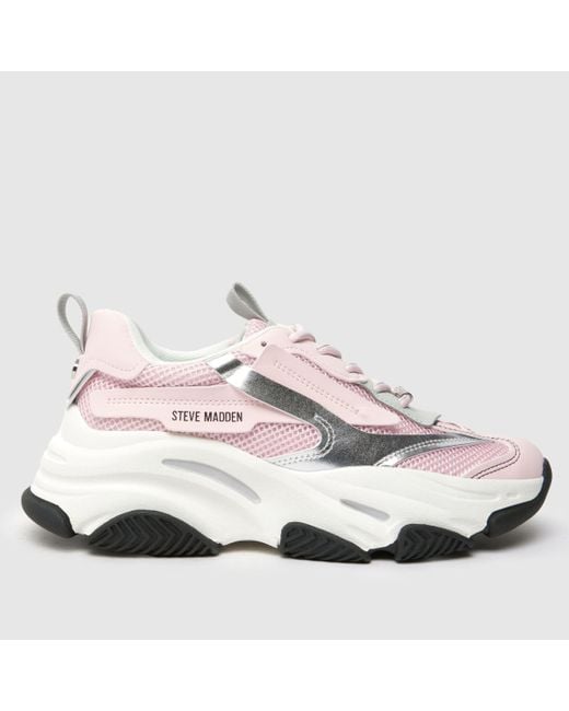Steve Madden Pink Possession Trainers
