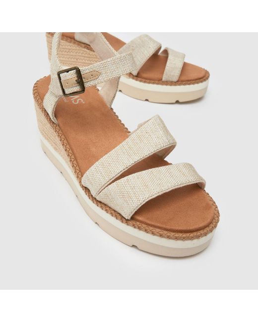 TOMS Metallic Darya High Heels