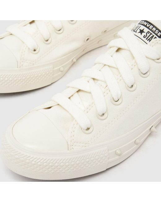 Converse White All Star Ox Trainers