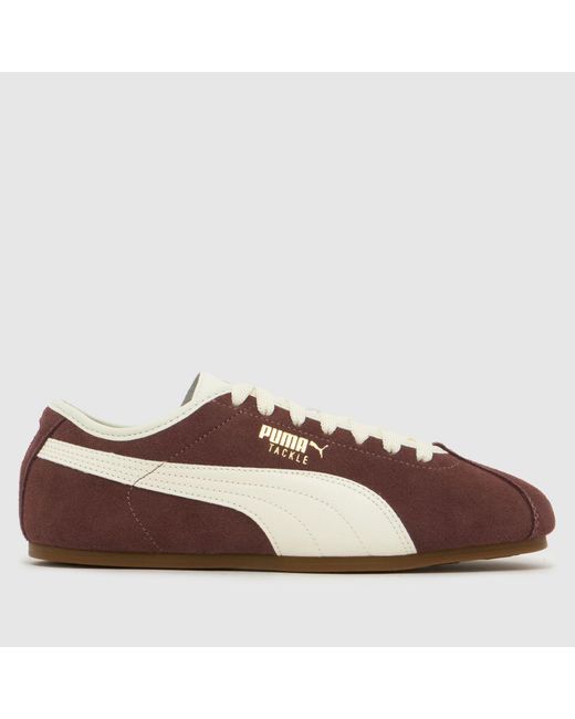 PUMA Brown Tackle Trainers