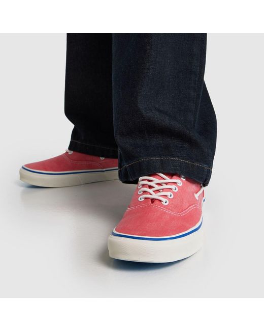 Vans Pink Authentic Boat Trainers for men
