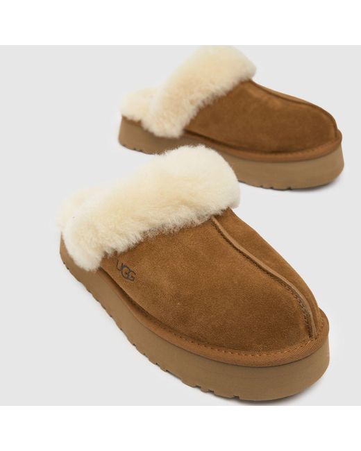 Ugg Brown Disquette Slippers