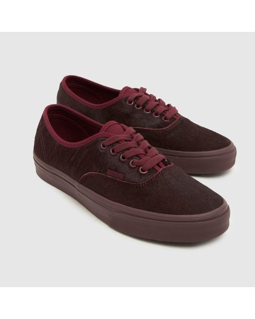 Vans Brown Authentic Trainers