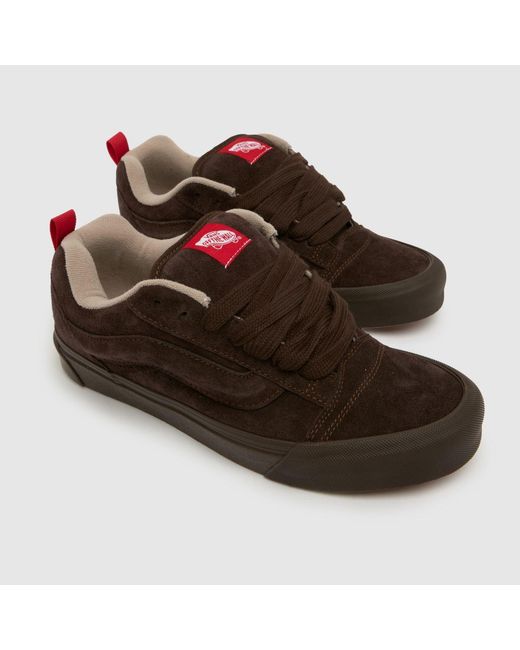 Vans Brown Knu Skool Trainers for men