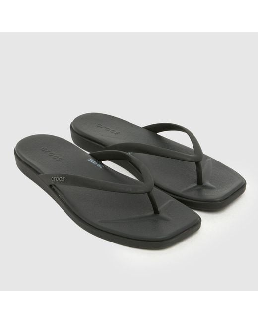 CROCSTM Black Miami Flip Sandals