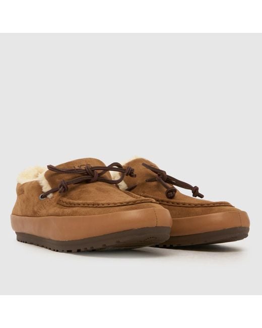 Ugg Brown Quill Slip-On Slippers