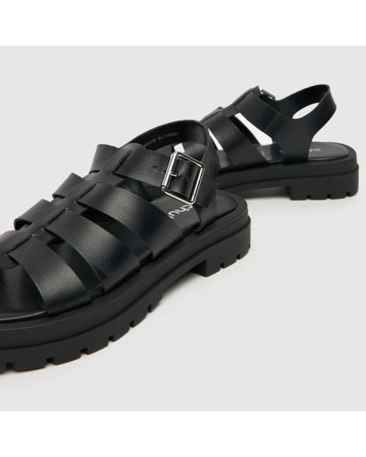 Schuh Black Tobin Chunky Gladiator Sandals In