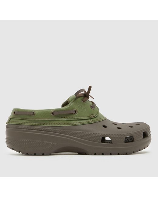 CROCSTM Green Classic Boat Sandals for men