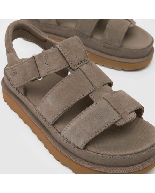 Ugg Brown Goldenstar Strap Sandals