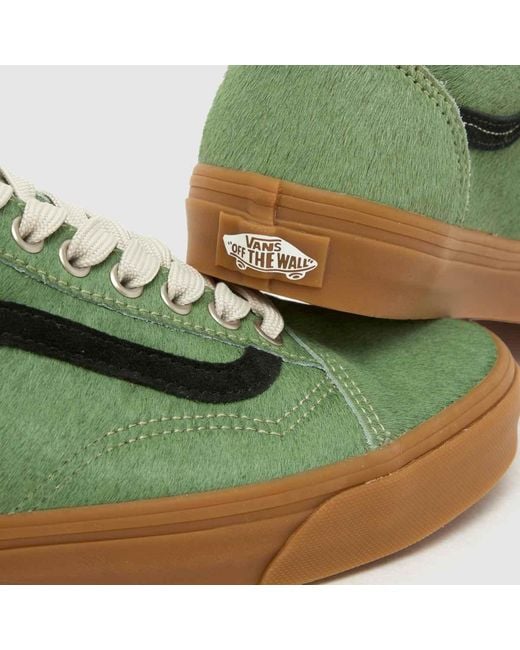 Vans Green Old Skool Trainers