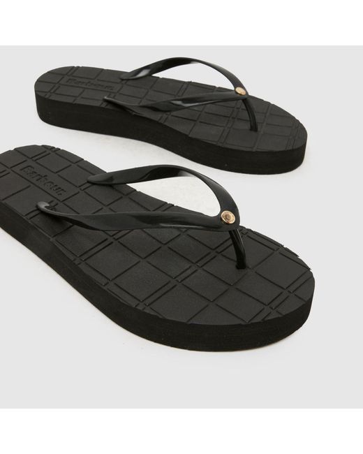 Barbour Black Tilda Sandals