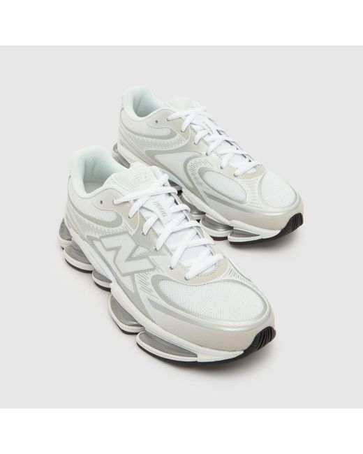 New Balance White Abzorb 2000 Trainers
