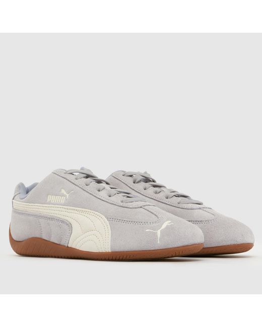 PUMA White Speedcat Trainers