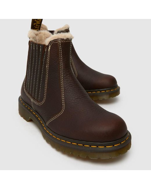 Dr. Martens Brown 2976 Leonore Ii Chelsea Boots