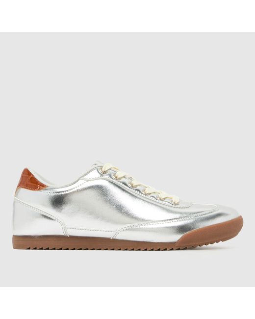 Schuh White Miko Slim Sole Trainers
