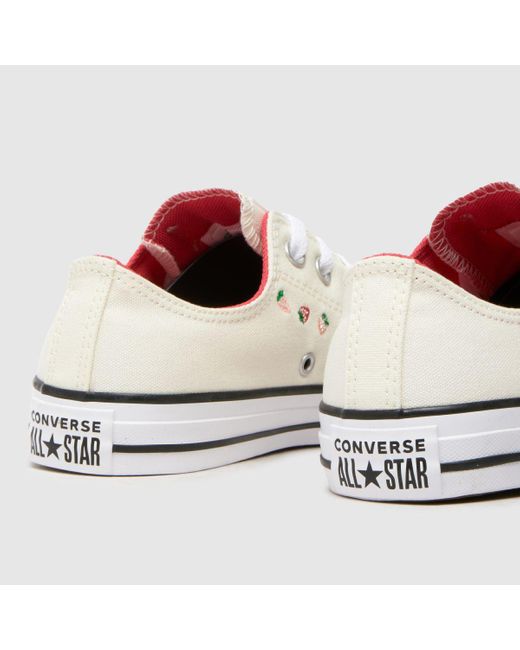 Converse White All Star Ox Trainers