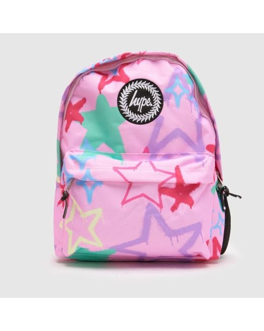 Hype Pink Graffiti Stars Backpack