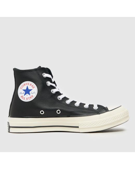 Converse Blue Chuck 70 Hi Leather Trainers In for men