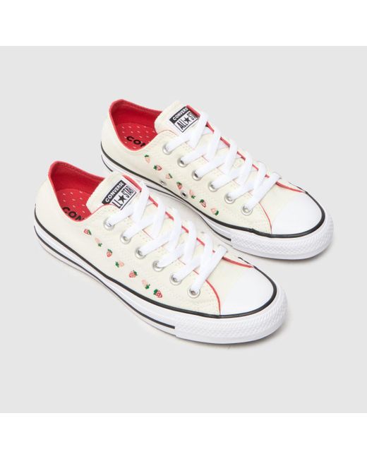 Converse White All Star Ox Trainers