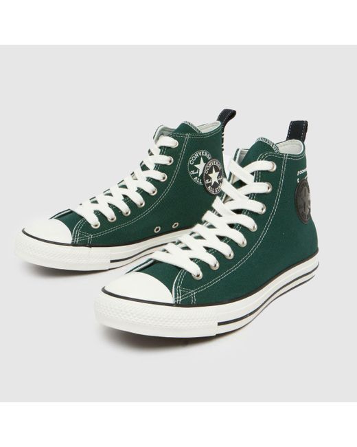 Converse Green All Star Hi Trainers for men