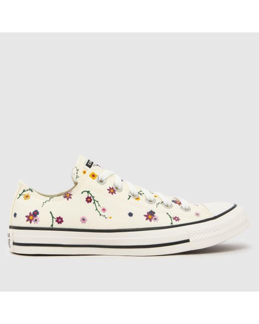 Converse White All Star Ox Trainers